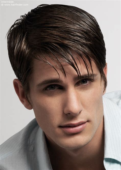 haircuts for straight hair men|silky hair style for men.